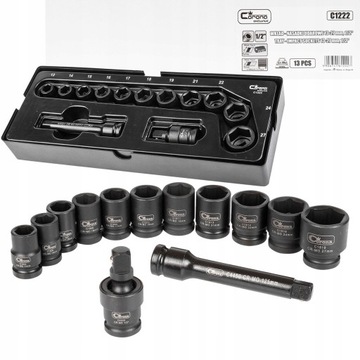 Richmann NASADKI UDAROWE 1/2' 13-27MM +TACKA C1222