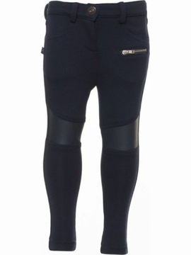 MARASIL Czarne spodnie dziewczęce roz 74 cm