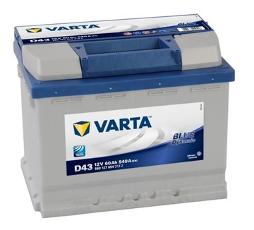 AKUMULATOR VARTA BLUE D43 60Ah 540A