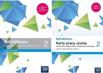 MATEMATYKA 2 PODRĘCZNIK KARTY PRACY ZP NOWA ERA
