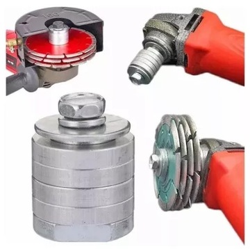 ГАЙКА ПЕРЕХОДНИКА ДЛЯ НАРЕЗКИ ПАЗОВ ДЛЯ КРЕПЛЕНИЯ УГЛОВОЙ ШЛИФОВАЛЬНОЙ МАШИНЫ ЯЩИКА M10