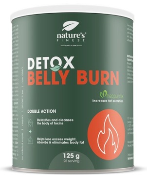 SPALACZ TŁUSZCZU MOCNY BURN DETOX OCZYSZCZANIE 2w1 ostropest CHLORELLA