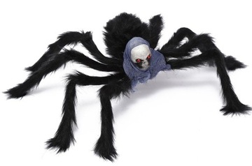 Duży pająk tarantula ozdoba na halloween straszny