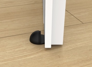 Бампер, стопор, стопор-полусфера, приклеенный, черный