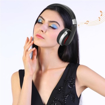 foldable bluetooth headset wireless over ear stereo headsets with mic gamin