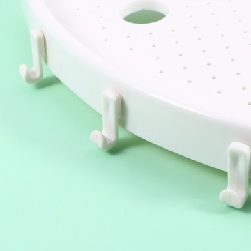 Półka do łazienki narożnej - montowana