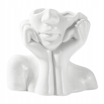 Ceramiczny Wazon Ludzkie Ciało Twarz Doniczka