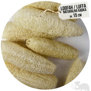 LUFFA LOOFAH NATURALNA GĄBKA ROŚLINNA DO MYCIA