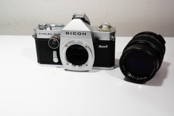 Ретро-аналоговая камера Ricoh Singlex TLS + сумка с 2 объективами, аксессуары