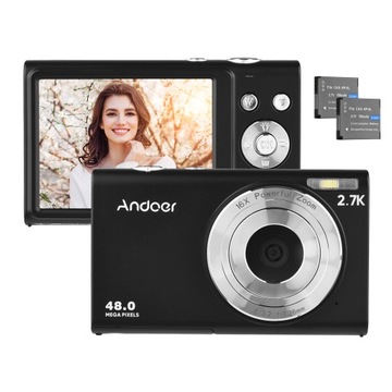 Andoer 2.7K Digital Camera Compact Video