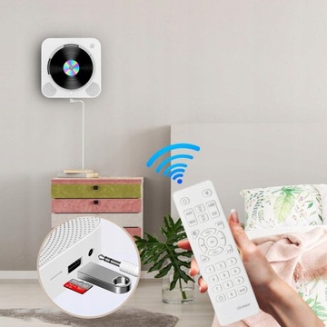 ПОРТАТИВНЫЙ MP3 CD-ПЛЕЕР С ДИСТАНЦИОННЫМ УПРАВЛЕНИЕМ BLUETOOTH 5.1