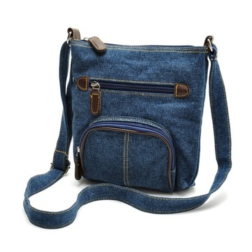 TORBY I TOREBKI DENIMOWE TOREBKA JEANSOWA CROSSBODY