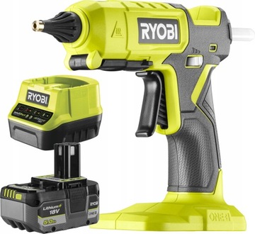 ГОРЯЧИЙ КЛЕЕВОЙ ПИСТОЛЕТ RYOBI 11 мм RGL18 +5 Ач