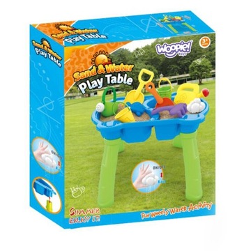 WOOPIE Water Table 2in1 Sandbox 9 аксессуаров