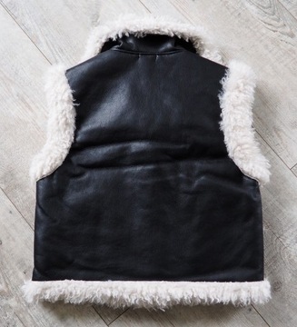 TOPSHOP_Faux Shearling Vest_kamizelka futrzana_M