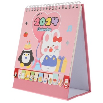 Desk Calendar Standing Flip Desktop Calendar Portable Calendar For Home