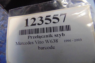 MERCEDES VITO W638 PANEL ŘÍZENÍ SKLY