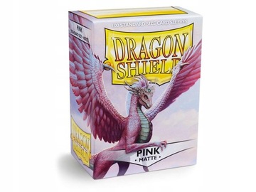 Koszulki na karty Dragon Shield Pink Matte