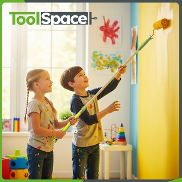 Рисовать ролик 25 см, набор для рисования стен и потолков Телескопическая палка PL