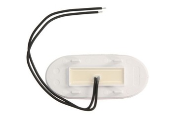 Желтый боковой габаритный фонарь WAŚ W196 1383 LED с держателем и кабелем 0,2 м.