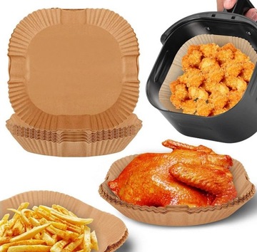 Бумага для выпечки AIRFRYER INSERTS для фритюрницы 100 шт.