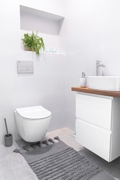 ТОНКИЕ РАМКИ УНИТАЗА ВСТРАИВАЕМАЯ ЧАША СИДЕНЬЕ С НАЖИМНОЙ КНОПКОЙ ЧЕРНЫЙ КОМПЛЕКТ 7-в-1