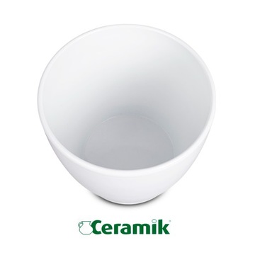 DONICA DONICZKA OSŁONKA CERAMICZNA BIAŁA GŁADKA DO KWIATÓW ROŚLIN 28 CM