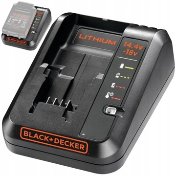 Ładowarka do akumulatorów 14,4V 18V Black & Decker BDC1A