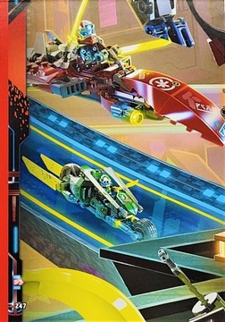 LEGO NINJAGO KARTA puzle / arena - Seria 5 nr 247