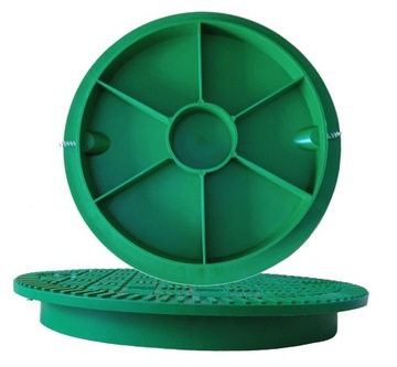 Крышка канализационная на люк диаметром 315 мм.