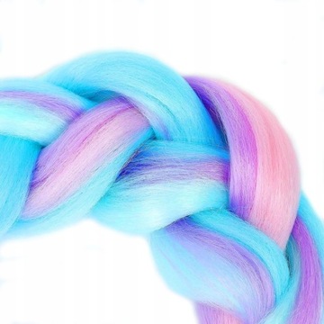 Плетение волос Синтетические искусственные пастельные цвета с длинным омбре