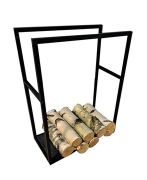 STOJAK FIRE-II na drewno kominkowe 60x30x80 cm