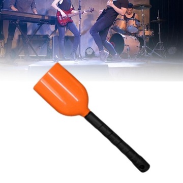 Коровий колокольчик с ручкой, обучающая игрушка с шумом, удобная ручка, желтый L