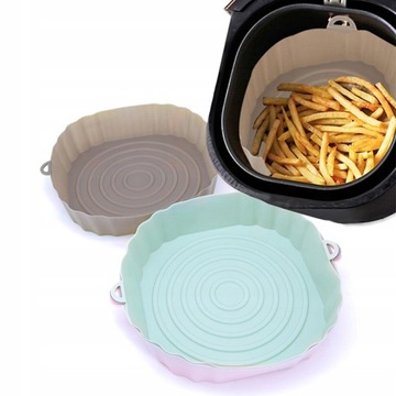SILIKONOWA FORMA DO PIECZENIA DO AIR FRYER 18CM