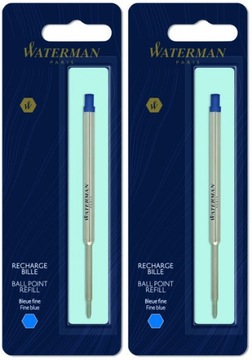 Wkład do długopisu Waterman Standard niebieski x2