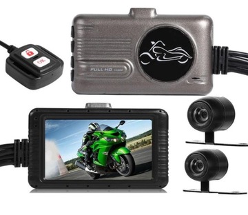 WIDEO REJESTRATOR MOTOCYKLOWY KAMERA FULL HD 1080p