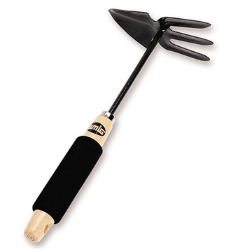 Motyka sercówka z widełkami 3 pazurkami 31 cm