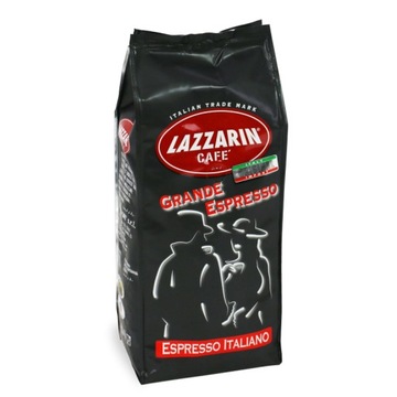 Kawa ziarnista włoska Lazzarin Grande Espresso nuty czekolada kakao 1kg