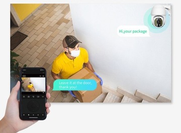 Беспроводное IP-видеонаблюдение WiFi Умный дом HD EDUP Запись PTZ-камеры