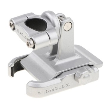 Велодержатель для телефона на мотоцикл, руль серебристый.