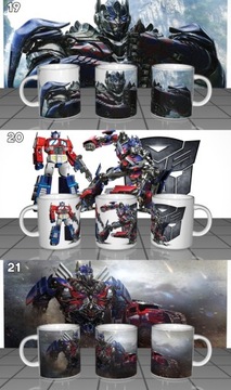 KUBEK TRANSFORMERS OPTIMUS PRIME + IMIE + KARTONIK