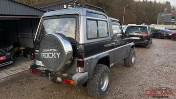 Daihatsu Rocky II Soft Top 2.8 TD 102KM 1993 Daihatsu Rocky 2.8tdi 4x4 bardzo ladny stan rama zdrowa napedy sprawne sz, zdjęcie 7
