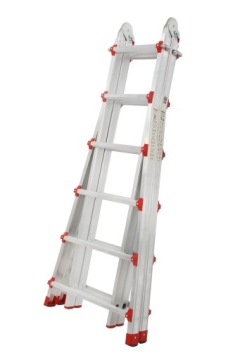 ПОВОРОТНАЯ ТЕЛЕСКОПИЧЕСКАЯ МНОГОФУНКЦИОНАЛЬНАЯ ЛЕСТНИЦА 4x6 УНИВЕРСАЛЬНАЯ MAR-POL