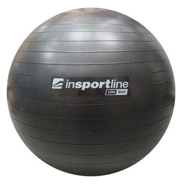 Piłka gimnastyczna do ćwiczeń fitness inSPORTline Lite Ball 55 cm + pompka