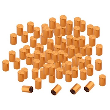 100 шт. алюминиевого потенциометра 10х15 мм, золотого цвета.