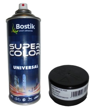 Farba w sprayu BOSTIK RAL 9005 czarny połysk 400ml