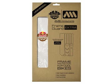 Naklejki na rower Ochrona Ramy Rowerowej AMS Red Bull Rampage Ridgeline Bia