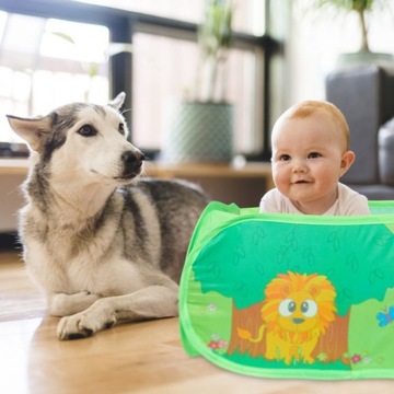 SUCHY BASEN Z 50 KULKAMI MOTYW DŻUNGLI