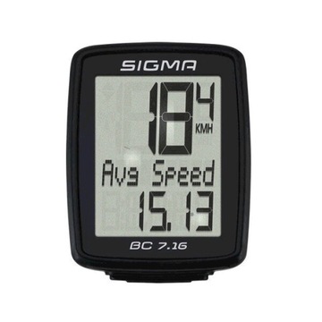 Licznik rowerowy Sigma 7.16 ATS bezprzewodowy NOWY