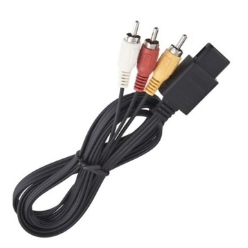 IRIS Kabel przewód TV composite AV 3 x RCA do Nintendo 64 GameCube NGC SNES